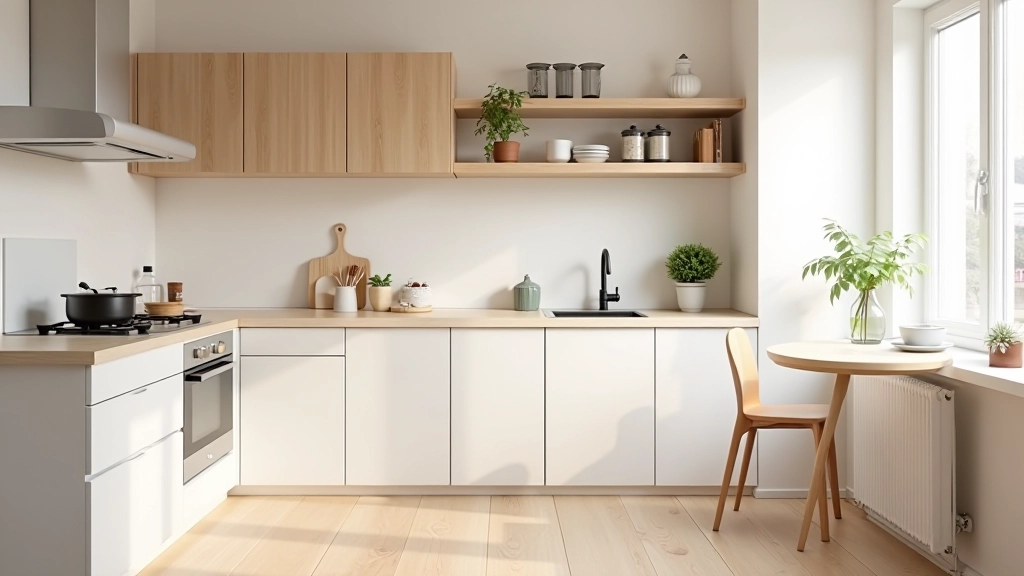 Kitchen and dining area organization